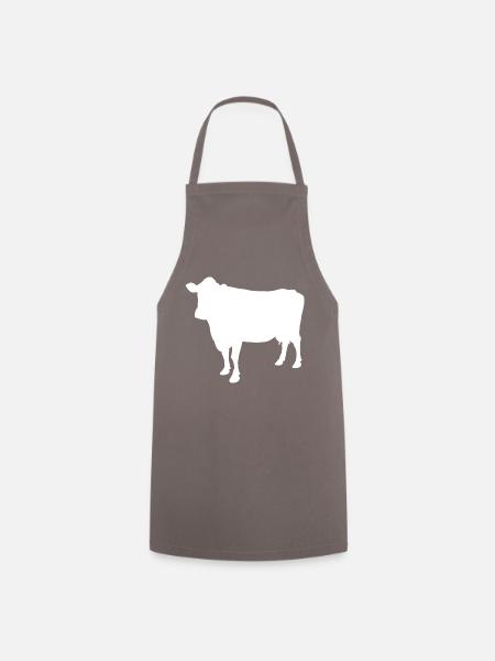 cow - Cooking Apron - grey