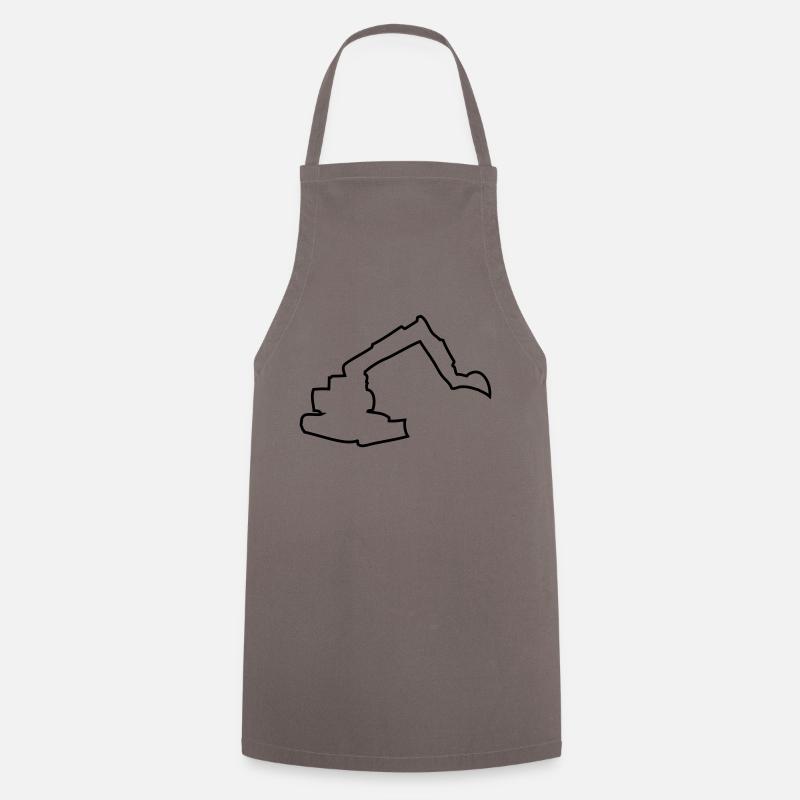 bagger - Kochschürze - Grau