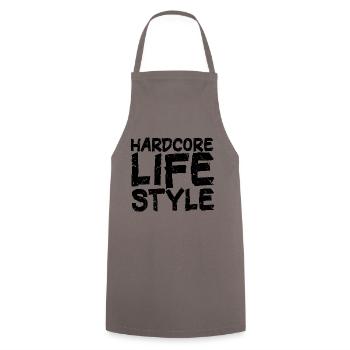 HC Lifestyle - Kochschürze - Grau - Vorne - AI Model Male 185 dark (185cm)