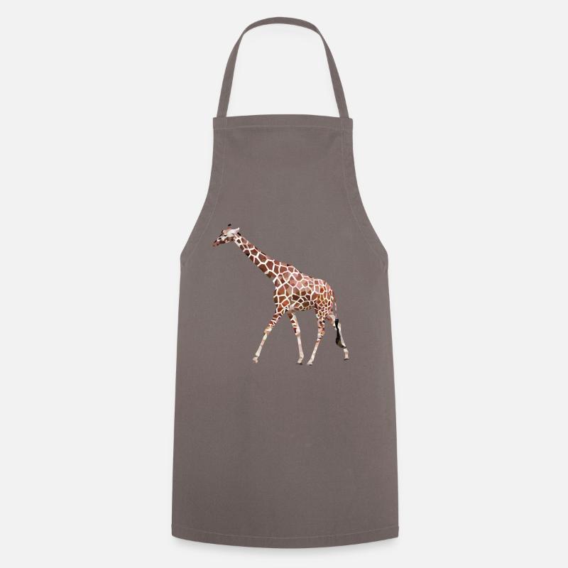 Giraffe - Cooking Apron - grey