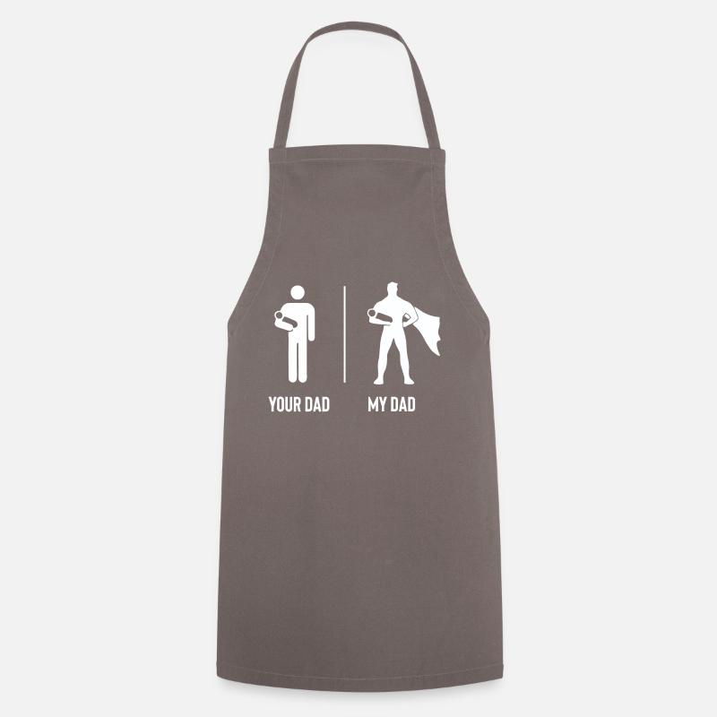 ton père, mon père - Tablier de cuisine - gris