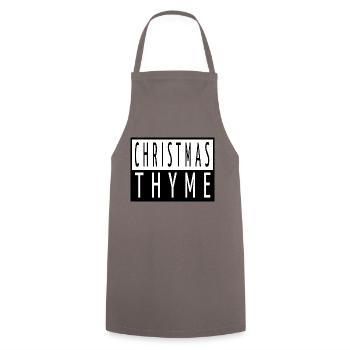 Bubaprints Dino Beards Joke présente idée géniale - Tablier de cuisine - gris - Devant - AI Model Male 185 dark (185cm)
