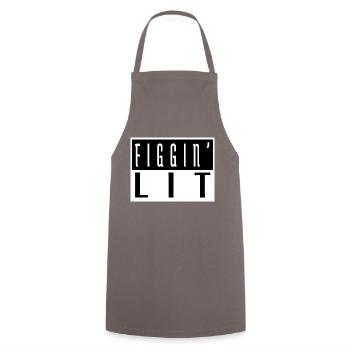 Dinosaur Fan Beach Holiday Santa Awesome - Cooking Apron - grey - Front - AI Model Male 185 dark (185cm)