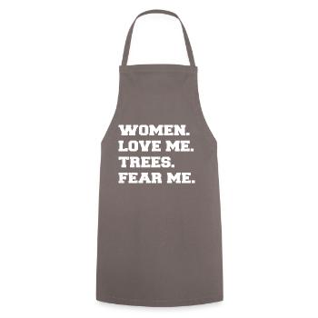 proud carpenter skull tshirts dad carpenter funny - Cooking Apron - grey - Front - AI Model Male 185 dark (185cm)