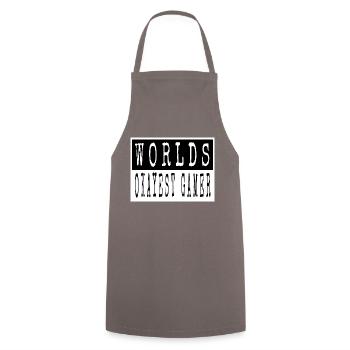 Joke Quote D D Games Funny The Adventure Zone - Cooking Apron - grey - Front - AI Model Male 185 dark (185cm)