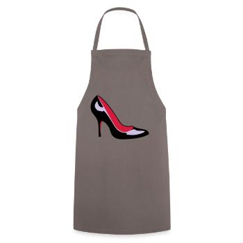 Shoe2 - Tablier de cuisine - gris - Devant - AI Model Male 185 dark (185cm)