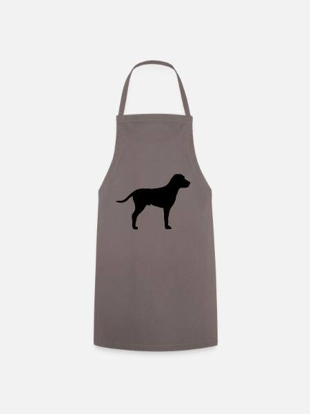 Hund - Kochschürze - Grau