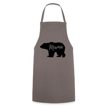 Mama Bear - Tablier de cuisine - gris - Devant - AI Model Male 185 dark (185cm)