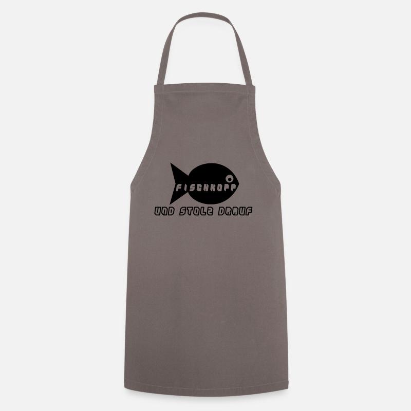 Fischkopp - Kochschürze - Grau
