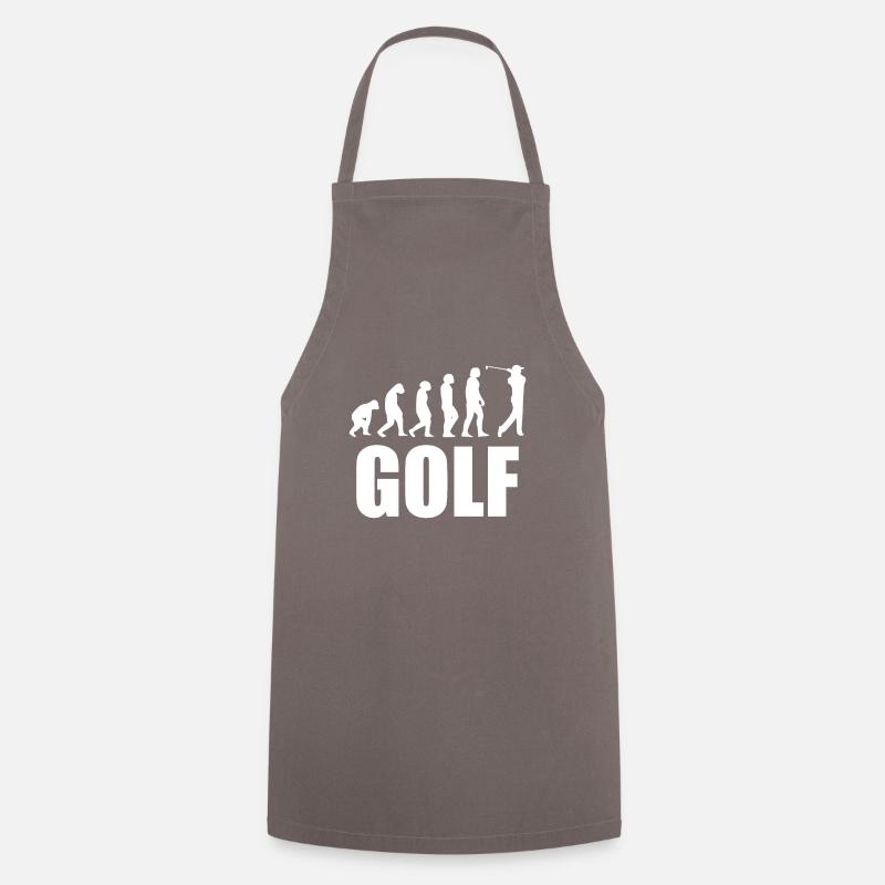 Golf Evolution Gift Golfer Retraité - Tablier de cuisine - gris