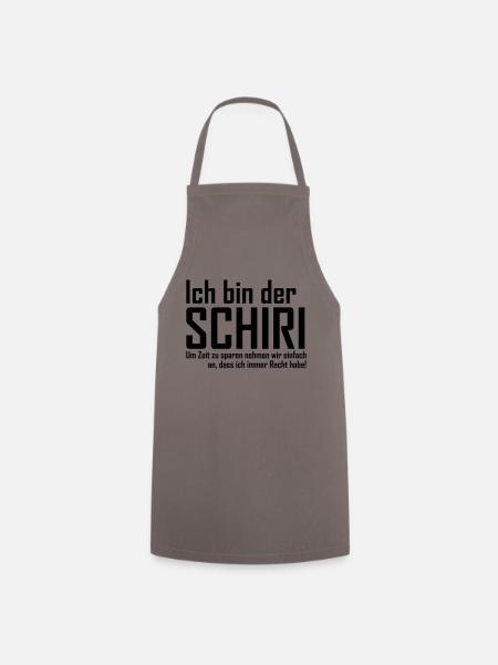 Schiri - Kochschürze - Grau