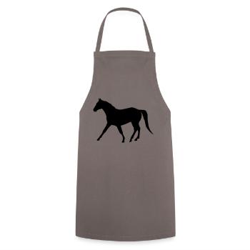 pferd - Tablier de cuisine - gris - Devant - AI Model Male 185 dark (185cm)