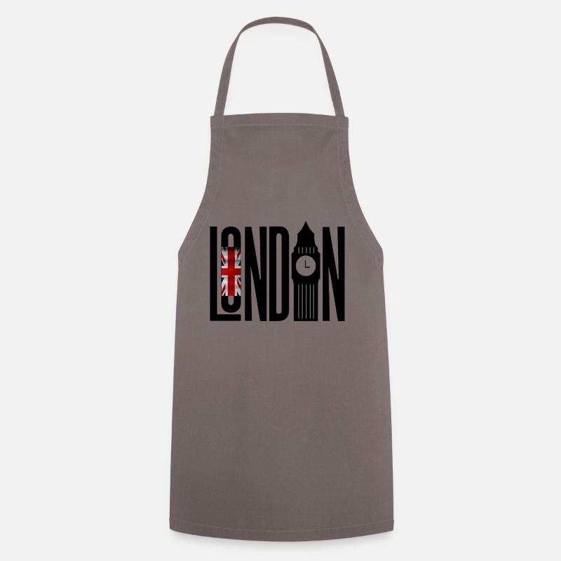 London. - Tablier de cuisine - gris