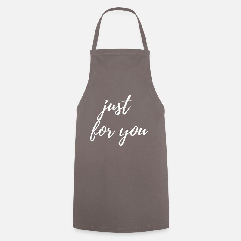just for you - Cooking Apron - grey
