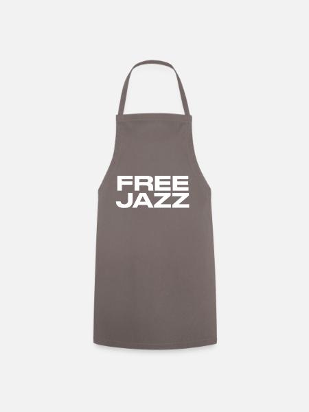 Freier Jazz - Kochschürze - Grau