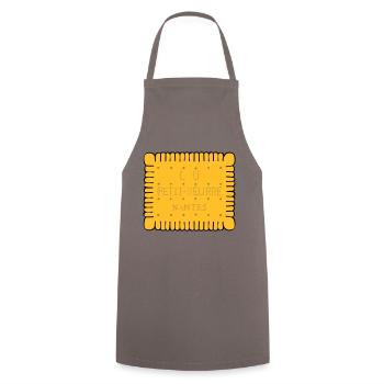 Little LU - Cooking Apron - grey - Front - AI Model Male 185 dark (185cm)
