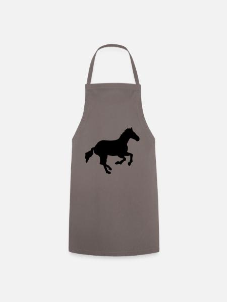 wild horse - Cooking Apron - grey
