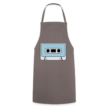 Kassette - Kochschürze - Grau - Vorne - AI Model Male 185 dark (185cm)