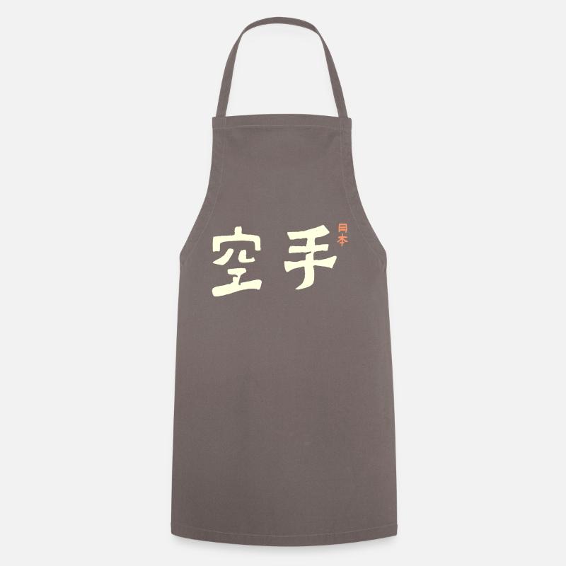 Karate Japan - Cooking Apron - grey