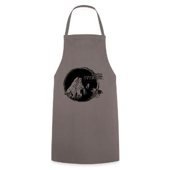 Everest - Cooking Apron - grey - Front - AI Model Male 185 dark (185cm)