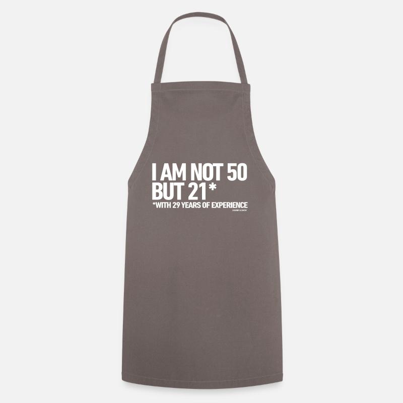 Je n’ai pas 50 ans - Si vous n’avez pas 50 ans.... - Tablier de cuisine - gris