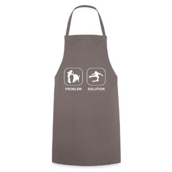 Skateboard Skating Skate Fan Skateboarding Skater - Cooking Apron - grey - Front - AI Model Male 185 dark (185cm)