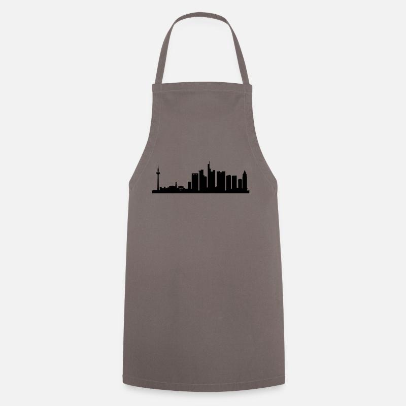 Skyline Frankfurt - Kochschürze - Grau
