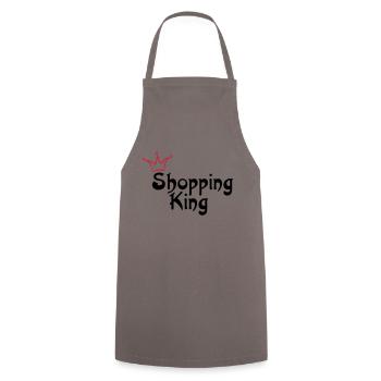 SHOPPING KING - Tablier de cuisine - gris - Devant - AI Model Male 185 dark (185cm)