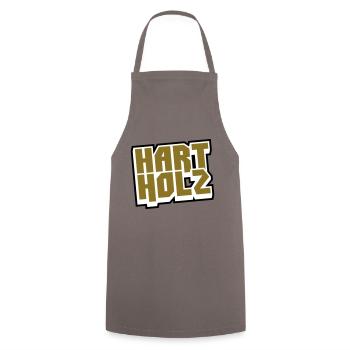 BOIS Logo - Tablier de cuisine - gris - Devant - AI Model Male 185 dark (185cm)