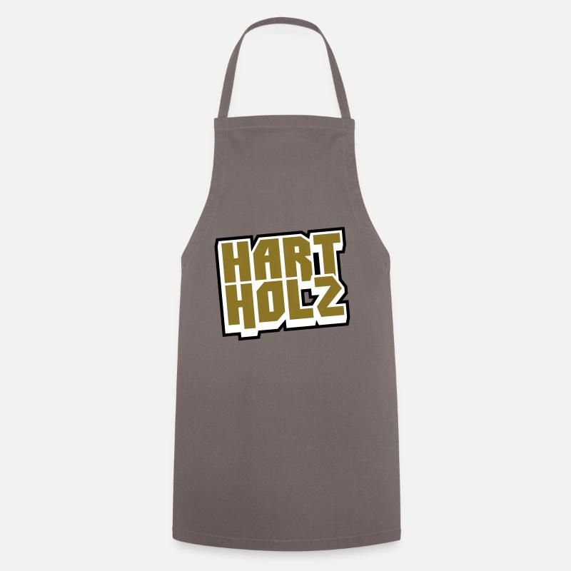 BOIS Logo - Tablier de cuisine - gris