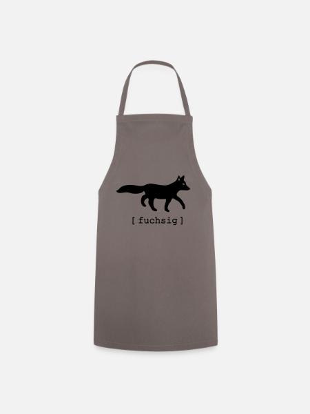 Fuchs fuchsig wild tier - Kochschürze - Grau