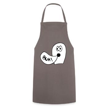 Ghost Buh! - Tablier de cuisine - gris - Devant - AI Model Male 185 dark (185cm)