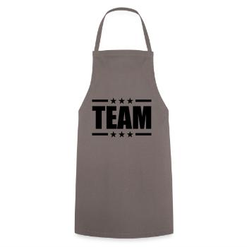 Team - Tablier de cuisine - gris - Devant - AI Model Male 185 dark (185cm)
