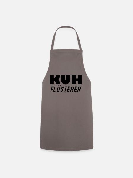 kuh flüsterer - Kochschürze - Grau