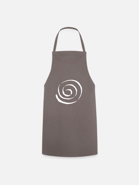 Spirale - Kochschürze - Grau