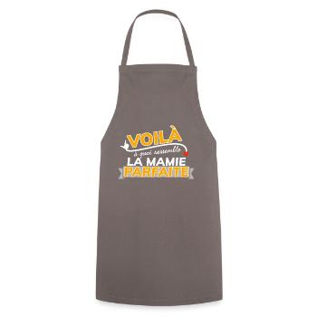 Voilà à quoi ressemble la mamie parfaite. - Tablier de cuisine - gris - Devant - AI Model Male 185 dark (185cm)