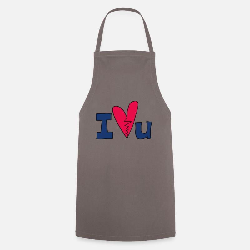 Chagrin d'amour - Tablier de cuisine - gris