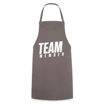 Équipier - Tablier de cuisine - gris - Devant - AI Model Male 185 dark (185cm)