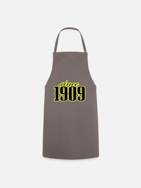 since 1909 (black) - Cooking Apron - grey