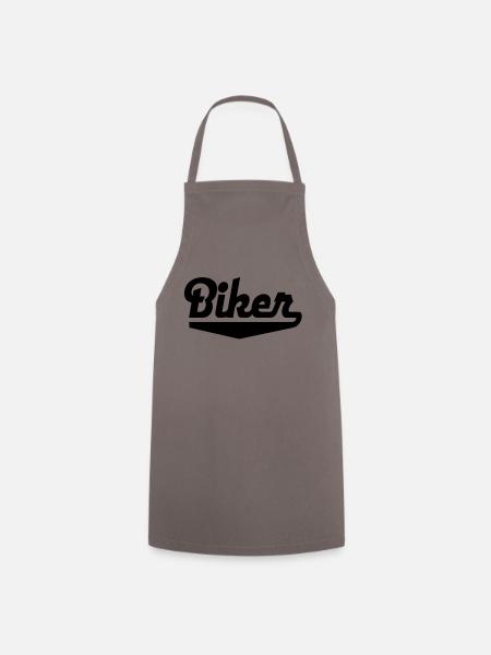 Biker - Kochschürze - Grau