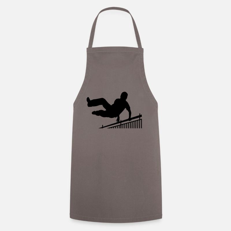 free running - Cooking Apron - grey