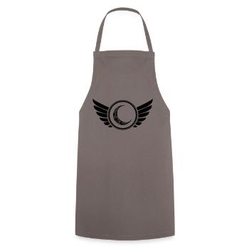 mond_wappen_001 - Tablier de cuisine - gris - Devant - AI Model Male 185 dark (185cm)