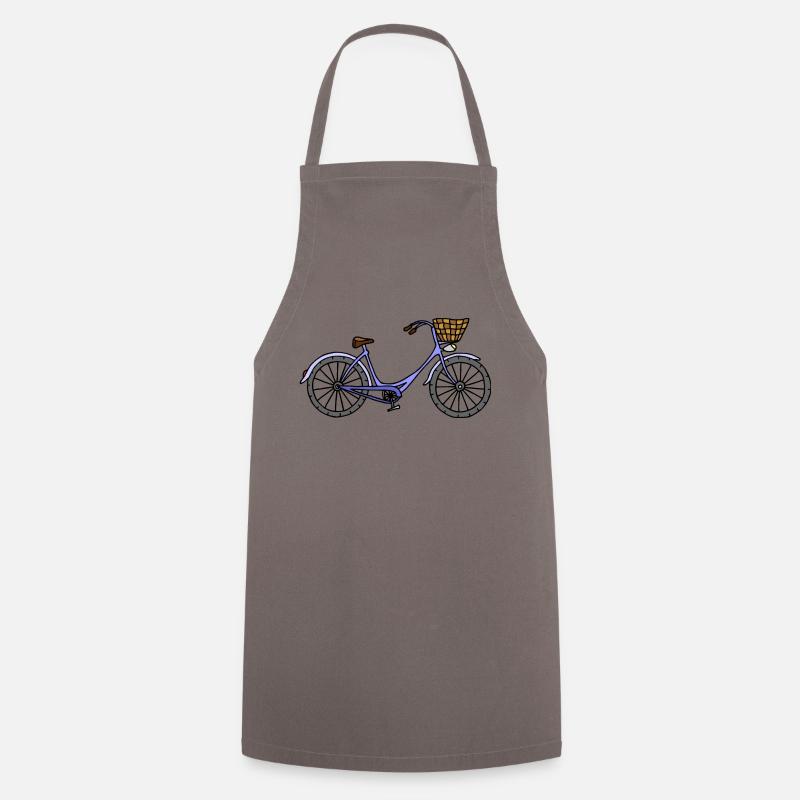Fahrrad - Kochschürze - Grau