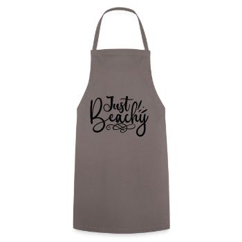 Just Beachy - Cooking Apron - grey - Front - AI Model Male 185 dark (185cm)