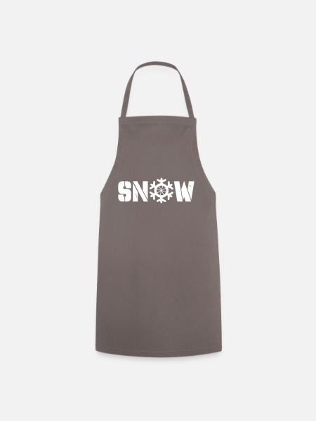 snow - Kochschürze - Grau