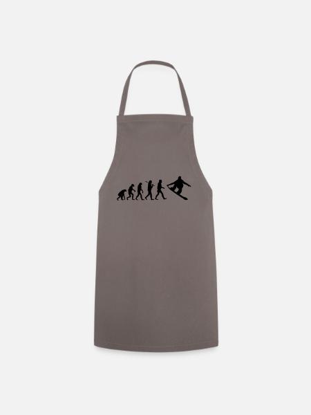 Snowboard - Tablier de cuisine - gris