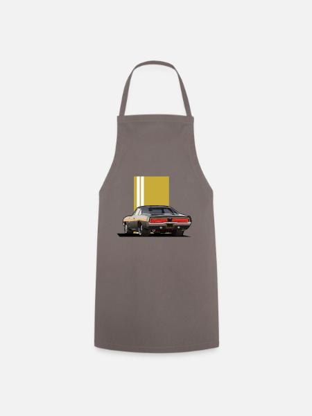 MuscleCar - Cooking Apron - grey