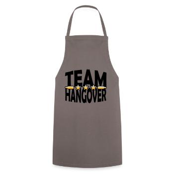 Bouteilles de bière Team Hangover - Tablier de cuisine - gris - Devant - AI Model Male 185 dark (185cm)