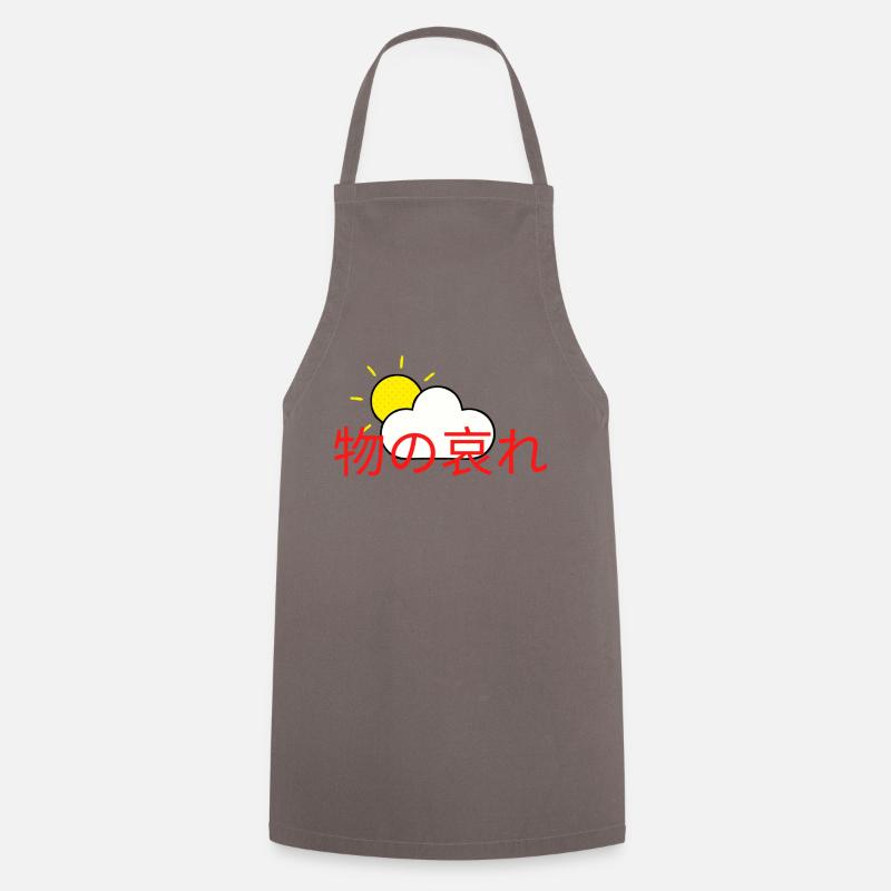 Mono pas de soleil conscient - Tablier de cuisine - gris