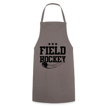 feldhockey sport - Kochschürze - Grau - Vorne - AI Model Male 185 dark (185cm)